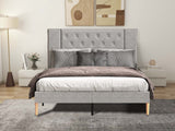 Matilda Velvet Bed Frame & Bon21Mattress - Double