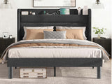 Blanche Linen Bed Frame & Bon21 Mattress - Double