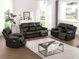 DS Evely Electric Recliner Sofa Set Brown