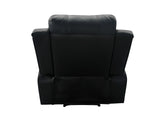 DS Evely Manual Recliner Sofa Set Black