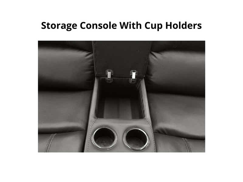 DS Evely Manual Recliner Sofa Set Brown