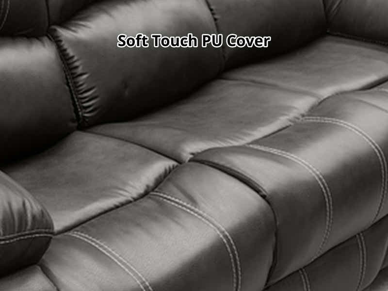 DS Evely Manual Recliner Sofa Set Brown
