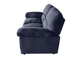 Verna Living Sofa Set Linen Black