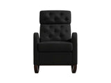 DS Sisco Velvet Rocker Chair - Black