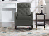 DS Sisco Velvet Rocker Chair - Grey