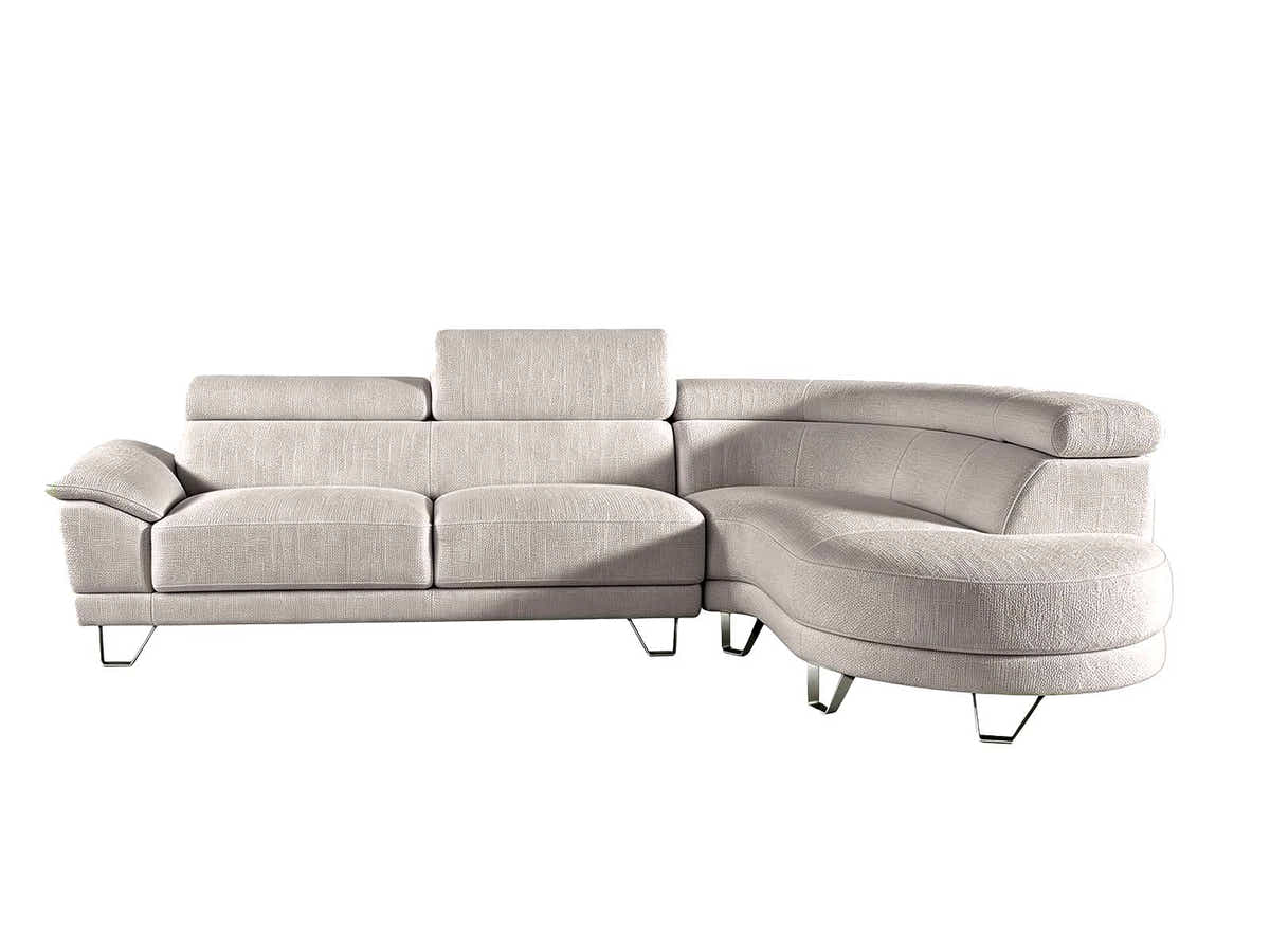 DS Sabina Sectional Sofa Velvet Beige
