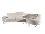 DS Sabina Sectional Sofa Velvet Beige