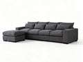 DS Jasmoder Sectional Sofa Set Dark Grey