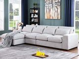 DS Jasmoder Sectional Sofa Set Light Grey