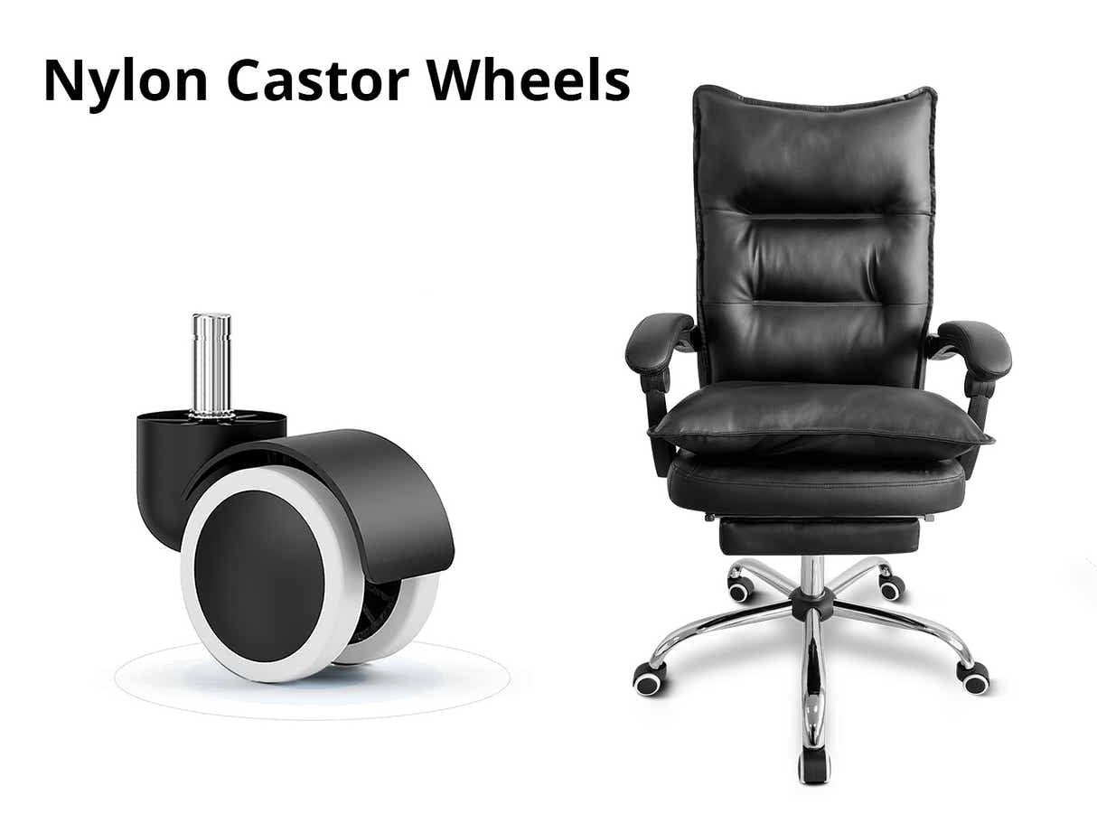 New Markus Office Chair with Footrest - Black