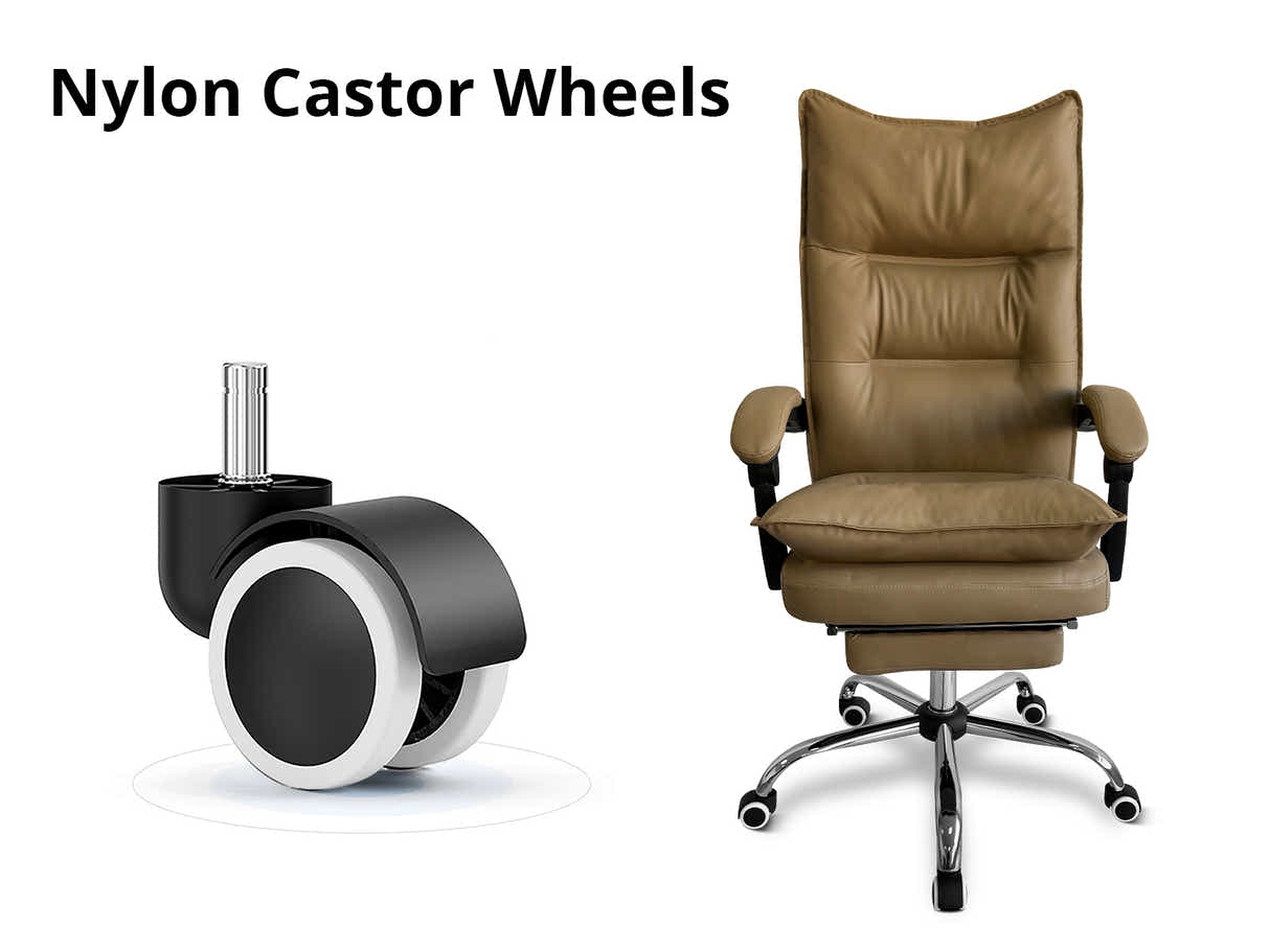 New Markus Office Chair with Footrest - Khaki