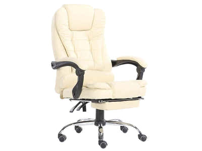 Hermia Massage Office Chair PVC - Beige