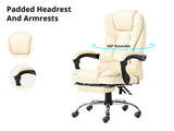 Hermia Massage Office Chair PVC - Beige