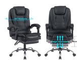 Hermia Massage Office Chair PVC - Black