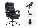 Hermia Massage Office Chair PVC - Black
