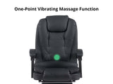 Hermia Massage Office Chair PVC - Black