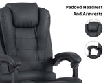 Hermia Massage Office Chair PVC - Black
