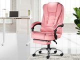 Hermia Massage Office Chair PVC - Pink