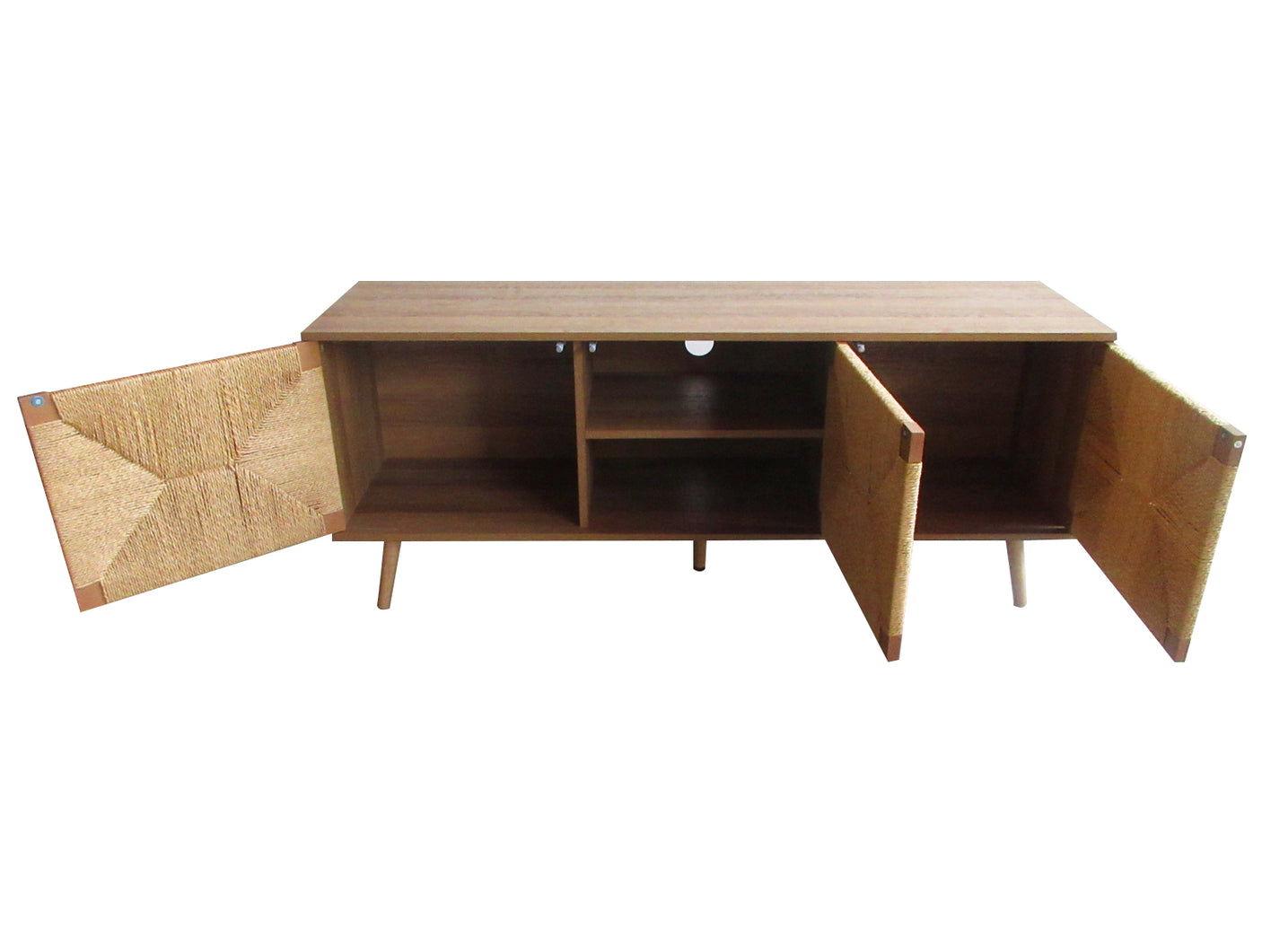 Natus Braided 3 Door TV Stand 1.4M