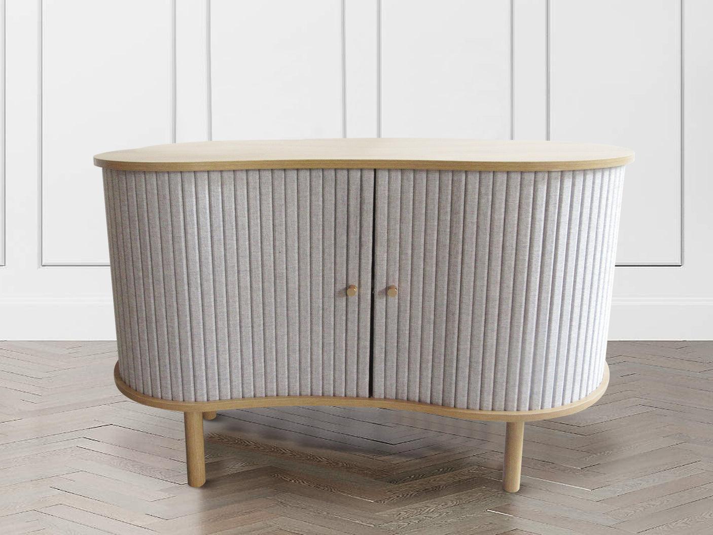 Ayla Tambour Buffet Sideboard Table