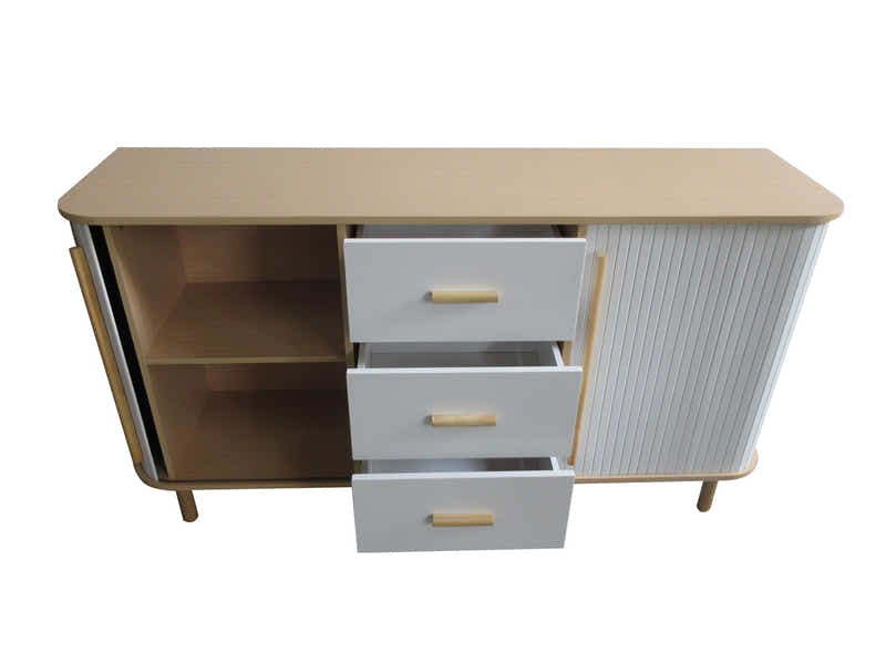 Marama Tambour Buffet Table - 140 cm