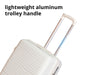 3-piece PP Luggage Set - Creamy White