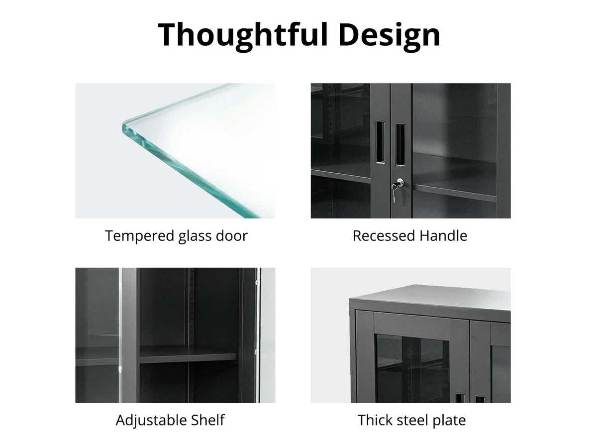 DS Mason Steel Display Filing Cabinet