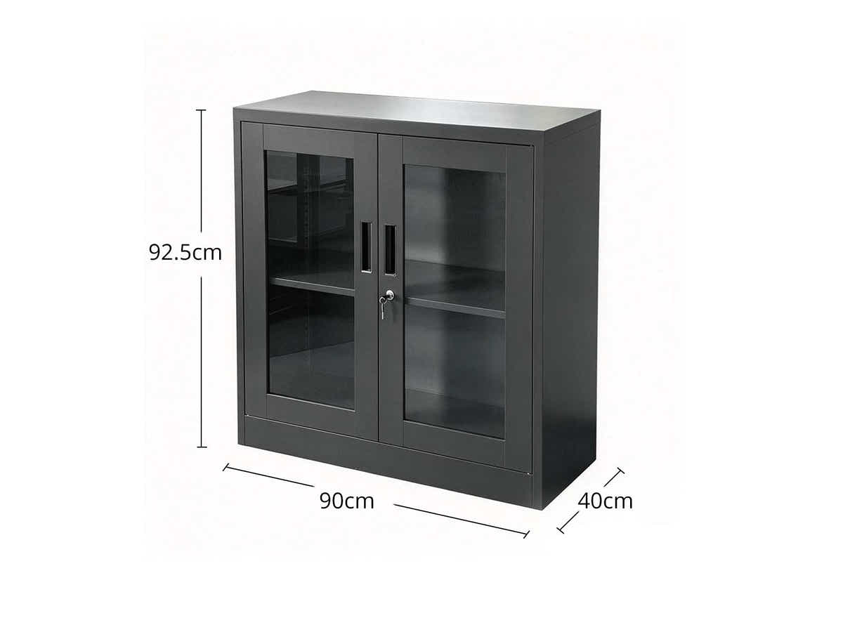 DS Mason Steel Display Filing Cabinet