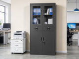DS Mason Steel Half Display Filing Cabinet 2-Drawer