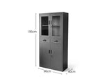 DS Mason Steel Half Display Filing Cabinet 2-Drawer