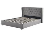 Keron Storage Queen Bed Frame - Grey