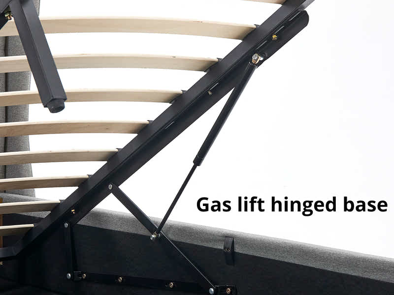 Keron Storage Bed Frame Grey - Queen