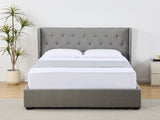 Keron Storage Queen Bed Frame - Grey