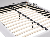 Chelsy Boucle Bed Frame Beige - Queen