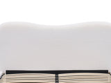 Chelsy Boucle Bed Frame Beige - Queen