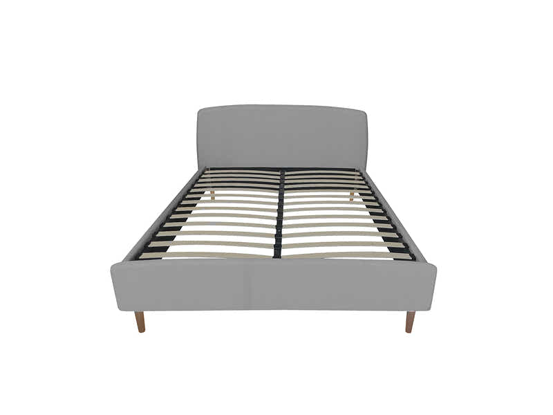 Zion Bed Frame Grey - Queen