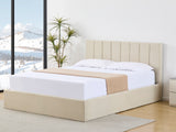 Shawnee Storage Queen Bed Frame - Linen Beige