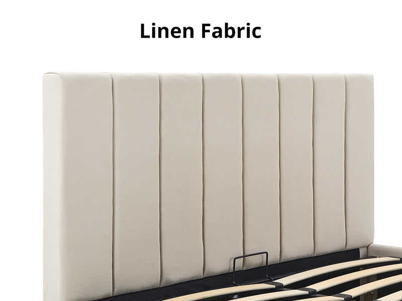 Shawnee Storage Bed Frame Beige - Queen