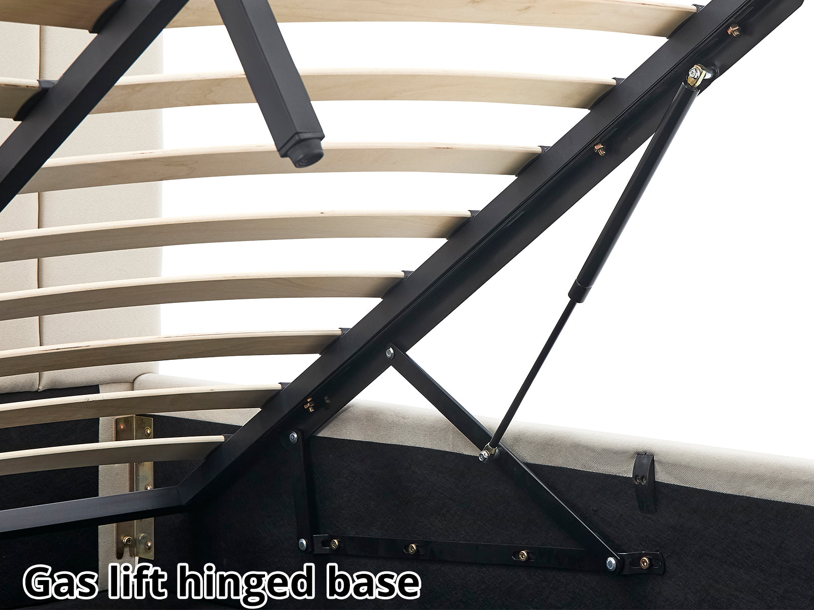 Shawnee Storage Bed Frame Beige - Queen