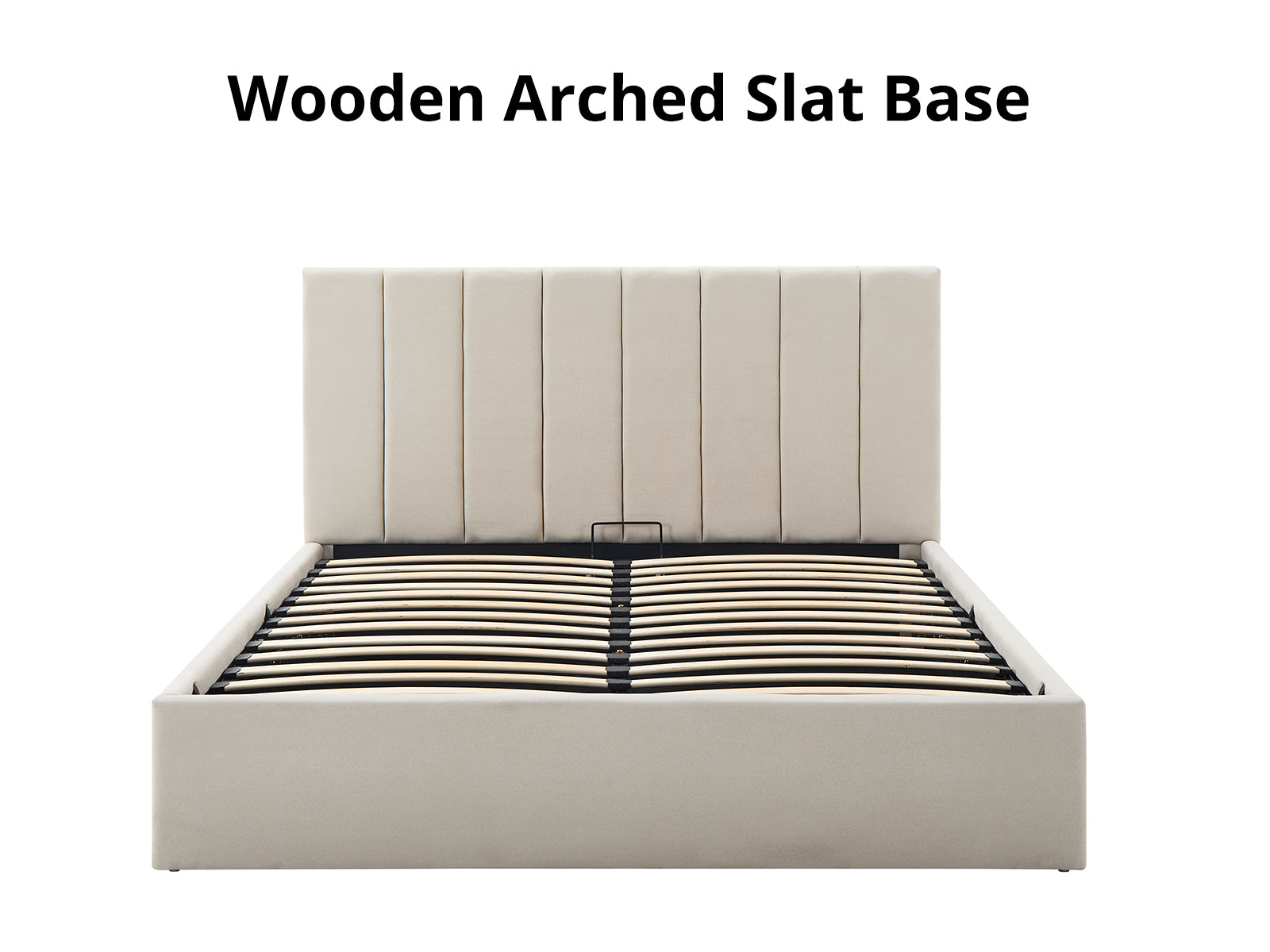 Shawnee Storage Bed Frame Beige - Queen