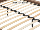 Rowina PU Bed Frame Khaki - Queen