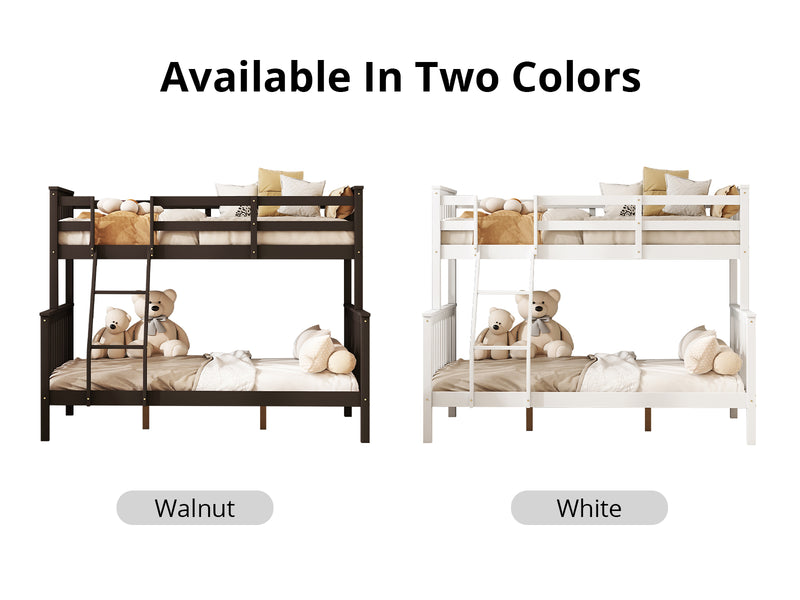New Chico Triple Bunk Bed - Walnut