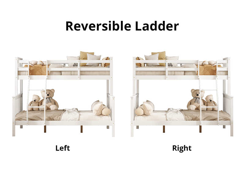 New Chico Triple Bunk Bed - White