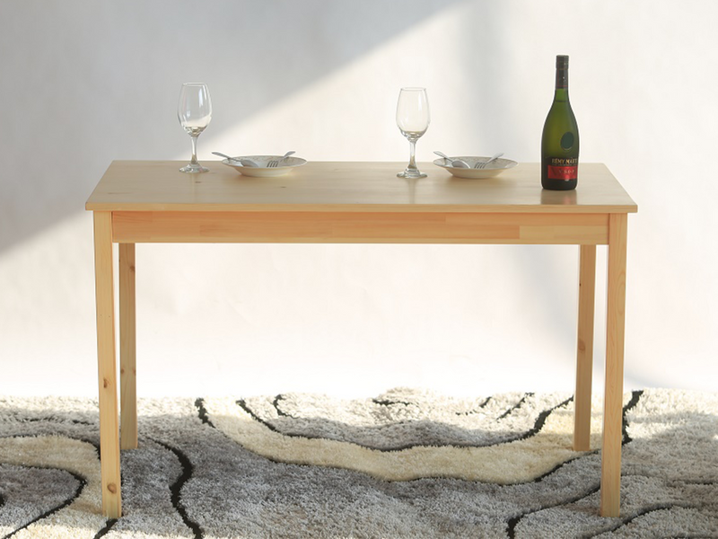 Ajax 5-Piece Dining Set - Natural Wood