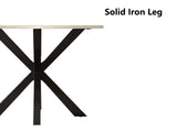 Elsie Round Dining Table - 110 cm