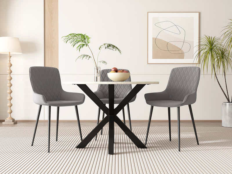 Elsie Round Dining Table - 110 cm