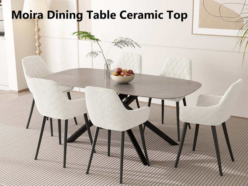 Moira Ceramic Top Dining Table  - 179 cm