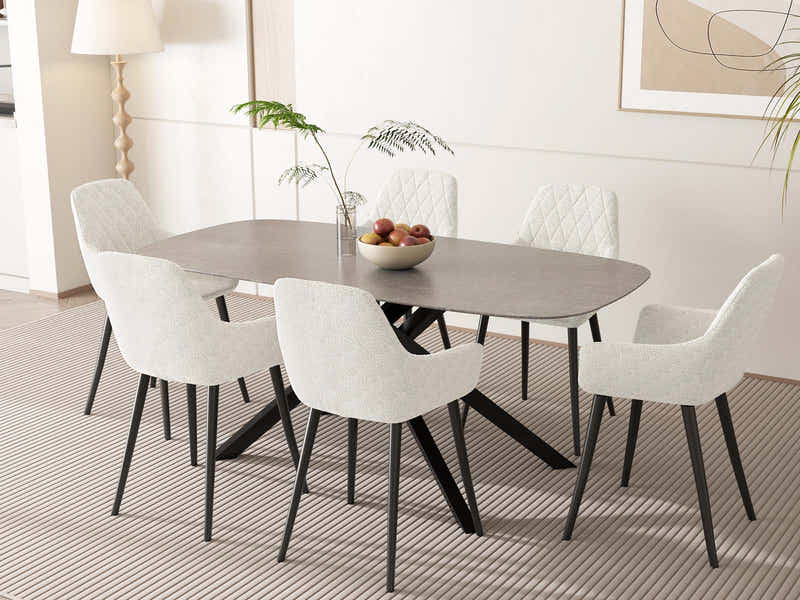 Moira Ceramic Top Dining Table  - 179 cm