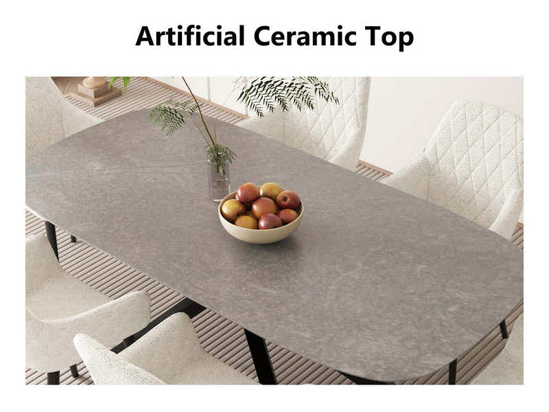 Moira Ceramic Top Dining Table  - 179 cm