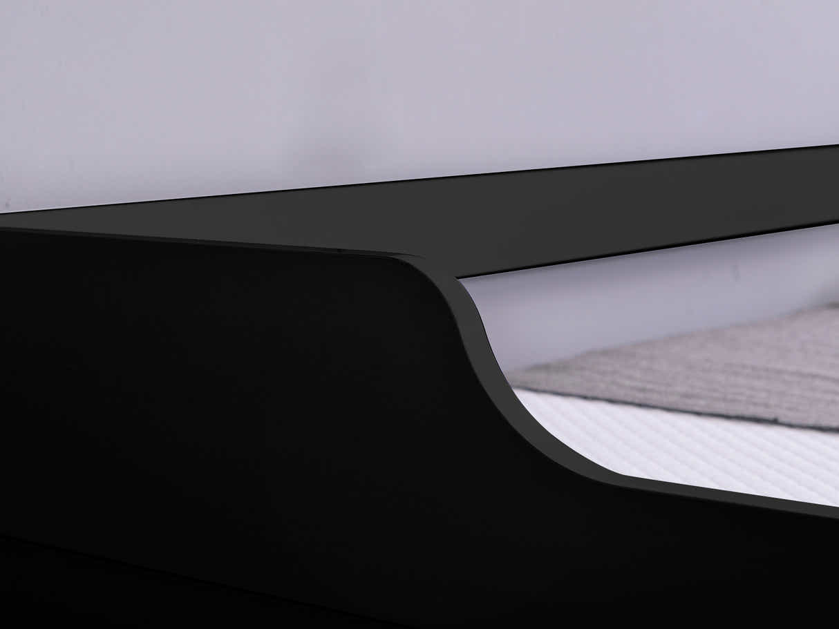 Herb Daybed with Drawers - Black